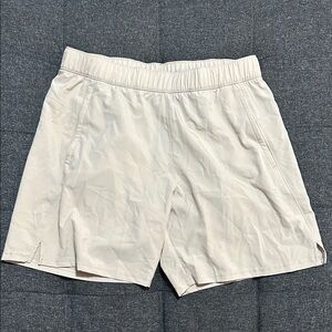 Old Navy Men's Cream Athletic Shorts
